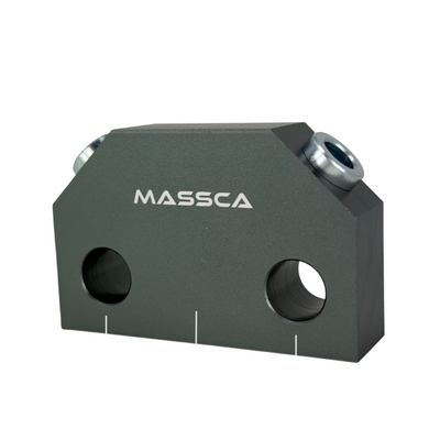 Massca Dowel Jig X - For Angled Dowel Joints + Quick Gear Clamp 12 Inches