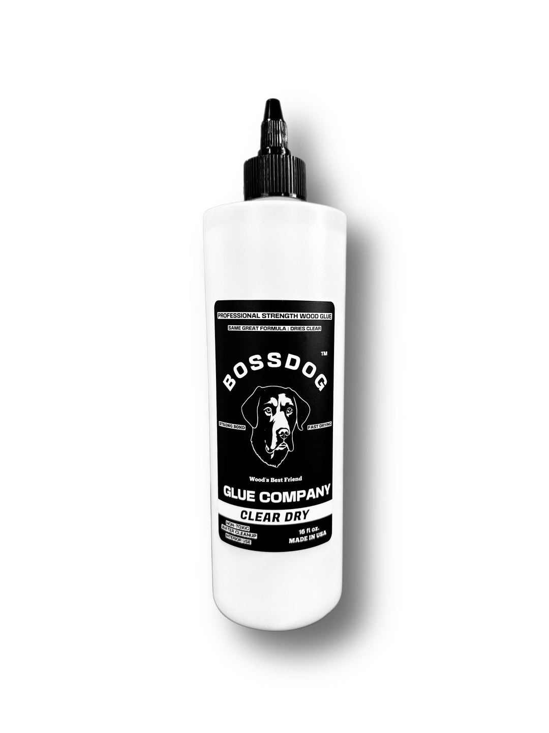 CLEAR DRY Wood Glue BOSSDOG Glue Company