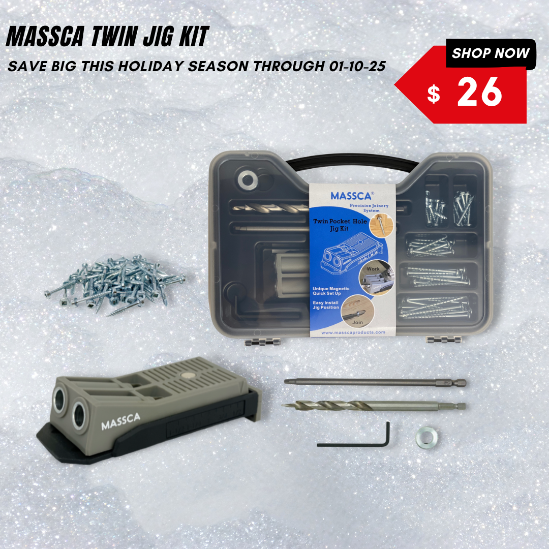 Massca Twin Pocket-Hole Jig Kit