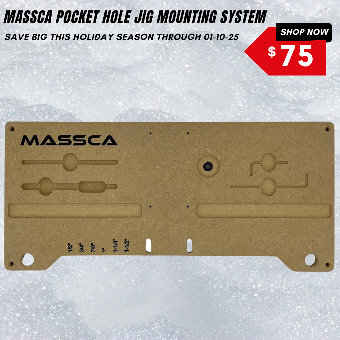 Massca Pocket Hole Jig Mounting System