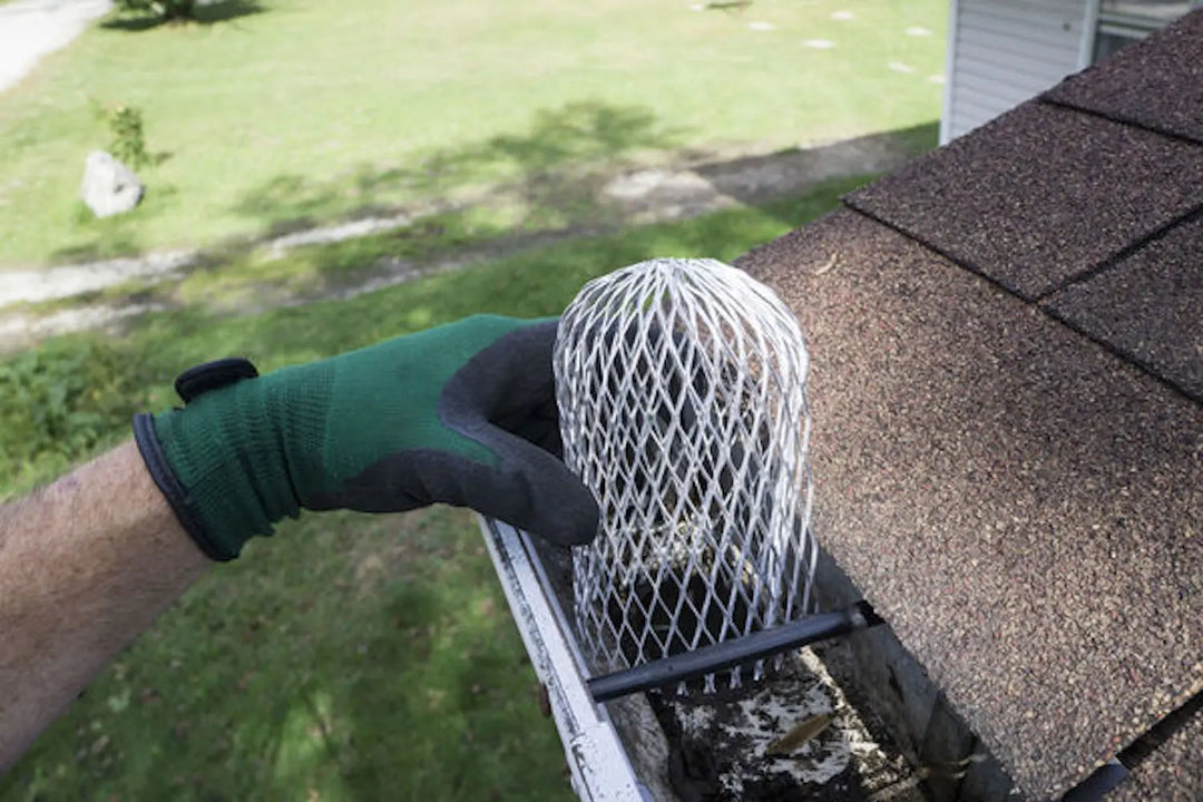 Gutter Guard 3 Inch Expand Aluminum Downspouts Filter Strainer. Pack of 4