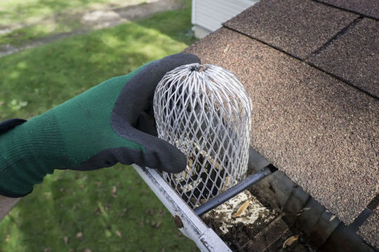 Gutter Guard 3 Inch Expand Aluminum Downspouts Filter Strainer. Pack of 4