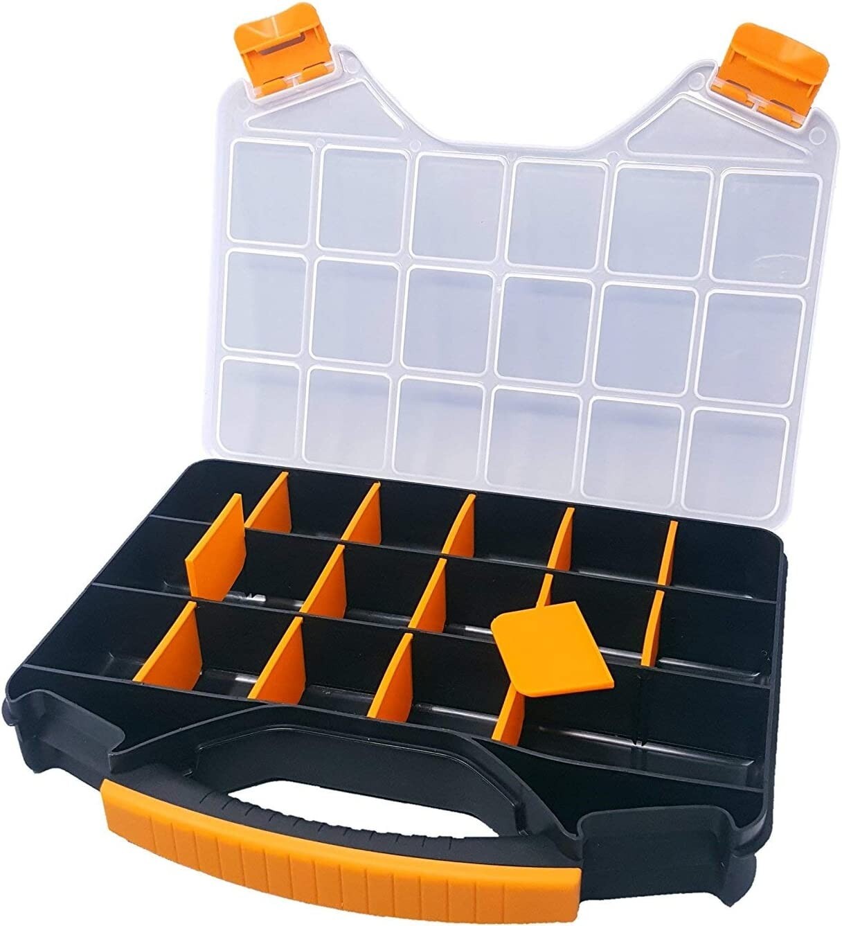 Hardware Organizer box with dividers - 18 Compartments.