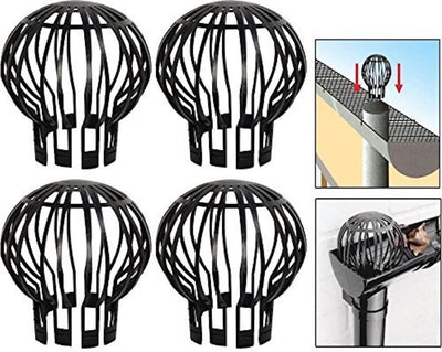 Down Pipe Gutter Balloon Guard Filter Strainer - Pack of 4