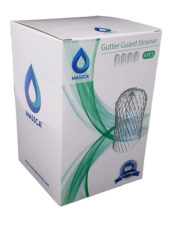 Gutter Guard 3 Inch Expand Aluminum Downspouts Filter Strainer. Pack of 4