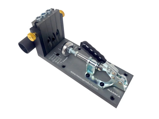 Massca M1 Aluminum Pocket Hole Jig System  (Upgraded Triple Pilot Hole ) Massca products