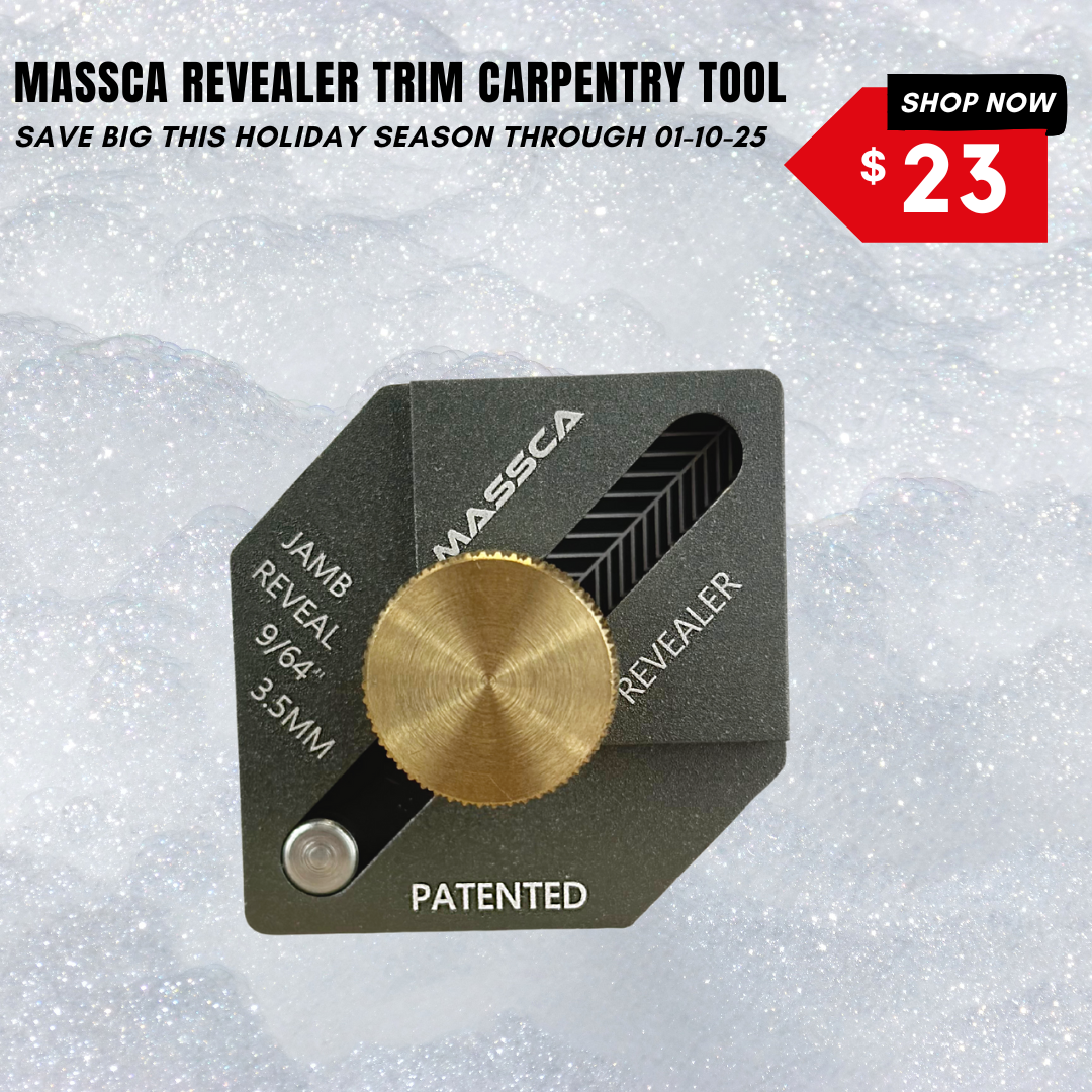 Massca Revealer Trim Carpentry Tool and Finish Ruler Multitool