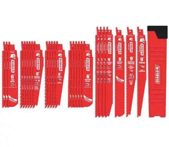 Diablo Bi-Metal Reciprocating Saw Blade Set (28-Piece)
