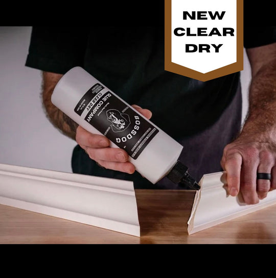 Wood Glue Double Dog Deal Multi-Pack - CLEAR DRY and TAN - 16 fl oz BOSSDOG Glue Company
