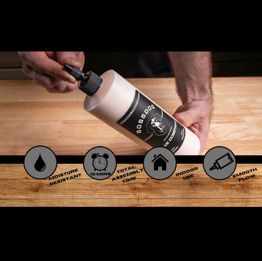 TAN Wood Glue BOSSDOG Glue Company