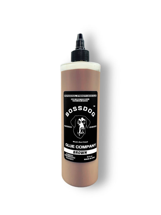 BROWN Wood Glue BOSSDOG Glue Company