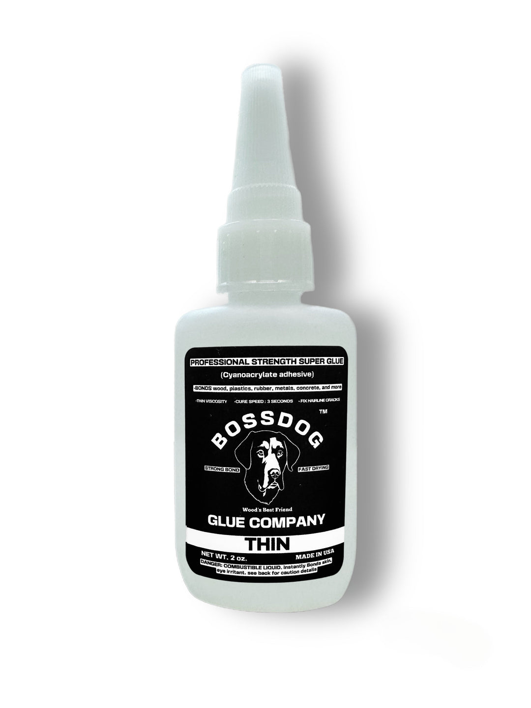 Professional Strength THIN Super Glue BOSSDOG Glue Company