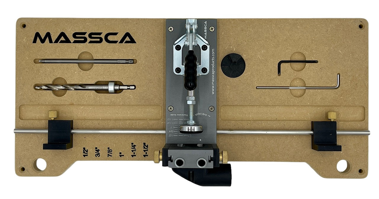 Massca Pocket Hole Jig Mounting System. ( Buy Now - Pre-Order - We will fulfill the order May 30 )