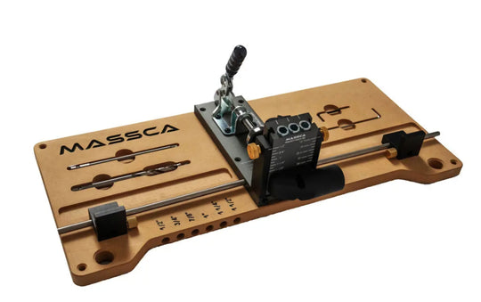 Massca M2 Pocket Hole Jig + Mounting board bundle
