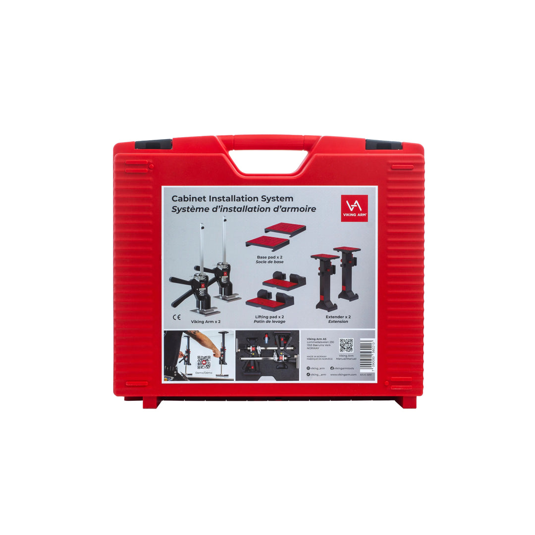 Storage Case for Viking Arm® &amp; Cabinet Installation System. ( Option B ) Massca Products