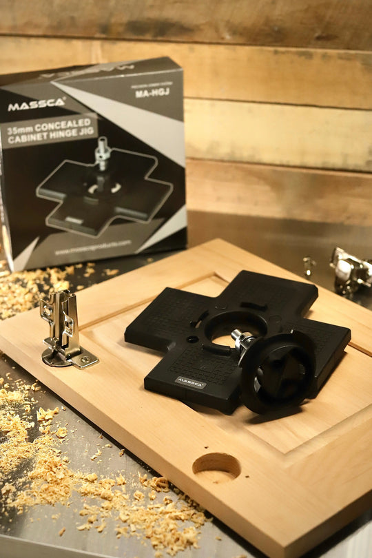 Massca Concealed Hinge Jig for Easy Installation of Concealed Cabinet Hinges Massca Products
