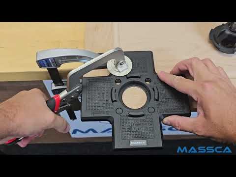 Massca Concealed Hinge Jig for Easy Installation of Concealed Cabinet Hinges