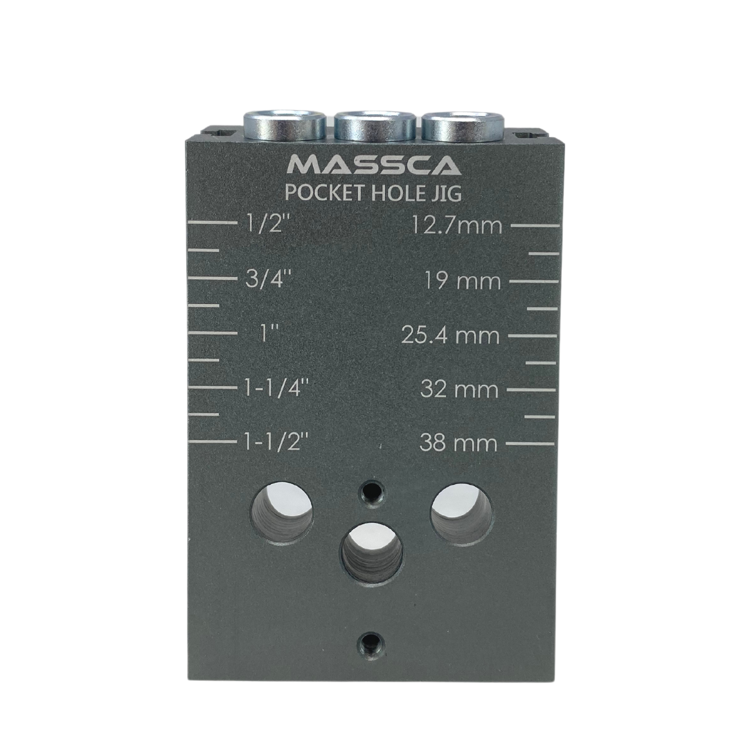 Massca Triple Pilot Hole Adapter For Massca M2 PRO & M1 Pocket-Hole Jigs
