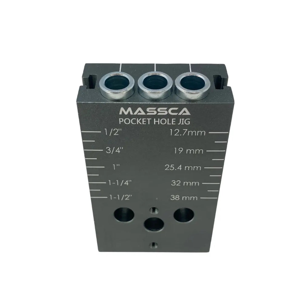 Massca Triple Pilot Hole Adapter For Massca M2 PRO & M1 Pocket-Hole Jigs Massca Products