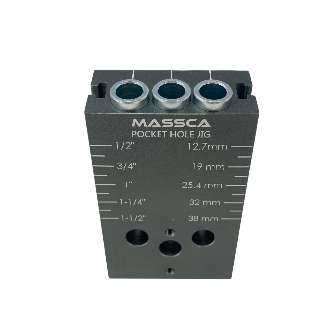 Massca Triple Pilot Hole Adapter For Massca M2 PRO & M1 Pocket-Hole Jigs