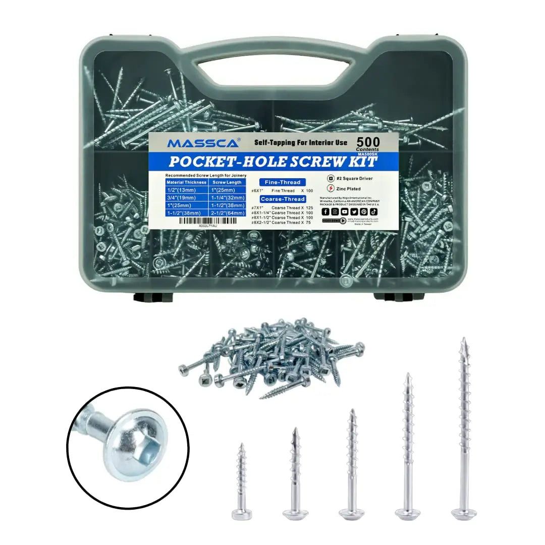 Massca M2 PRO Aluminum Pocket Hole Jig System | Bundle 