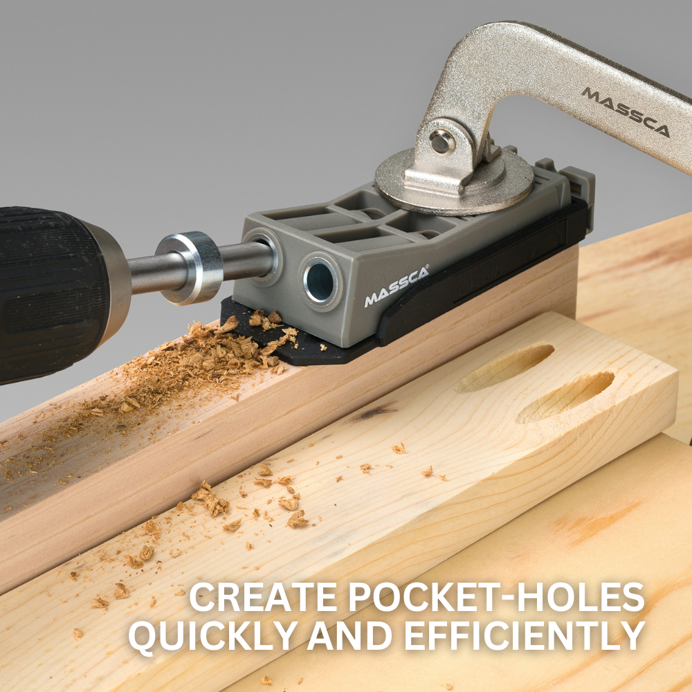 Massca Pocket Hole Jig Perfect for DIY Woodworking Joinery