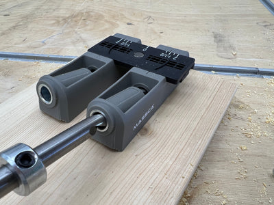 Adjustable Twin Pocket Hole Jig Set