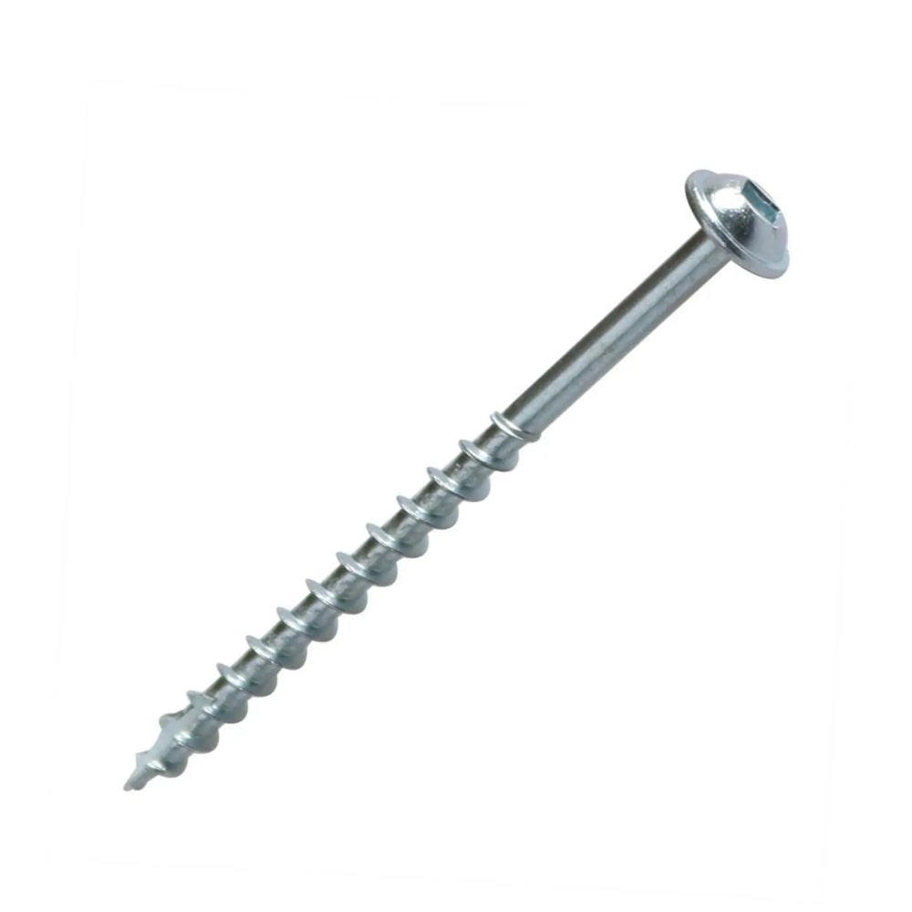 2-1/2'' Coarse Thread #8 Zinc Pocket Hole Screws - 100 Screws Massca Products