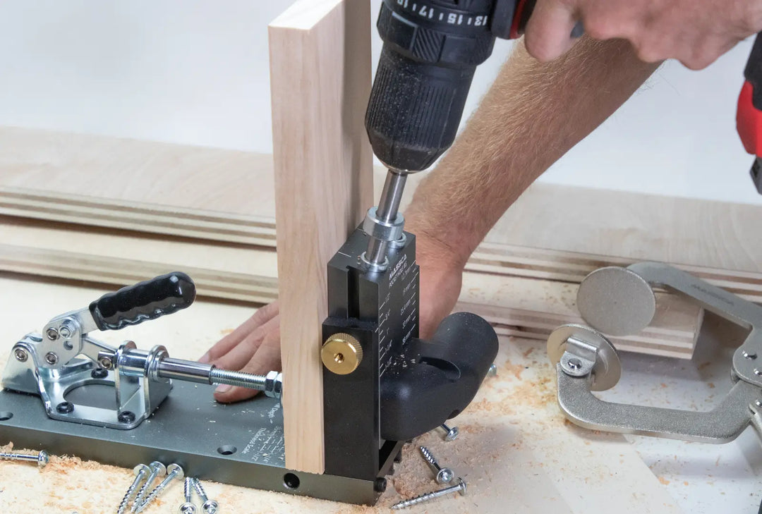 Massca M2 PRO Aluminum Pocket Hole Jig System  (Upgraded Triple Pilot Hole ) Massca products