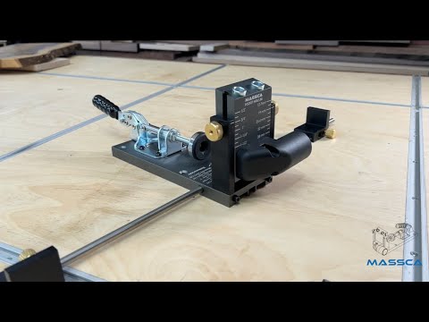 Massca M2 PRO Aluminum Pocket Hole Jig System  (Upgraded Triple Pilot Hole )